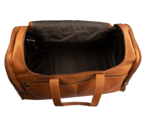 MENDOZA | Leather Duffle Bag With U-Shape Zipper (SLC-202) - Image 7