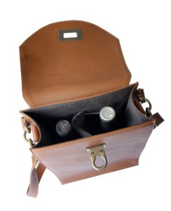 VIVO | Leather 2 Bottle Wine Tote (SLC-901) - Image 3