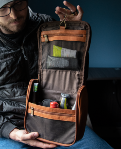 ANDRÉS | Leather Hanging Dopp Kit (SLC-402) - Image 10